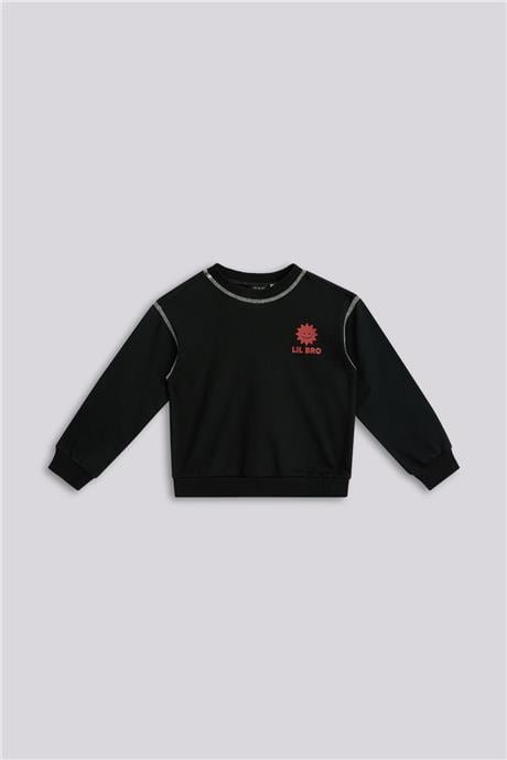 Kid'n Match Baby Boy Black SweatshirtKid'n Match Baby Boy Black Sweatshirt