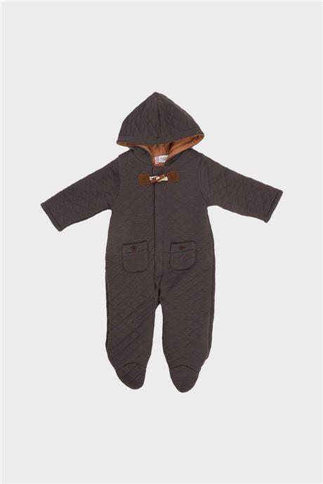 Layette Erkek Bebek Antrasit Tulum