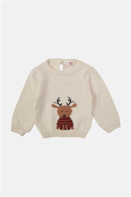 Layette Erkek Bebek Bej Kazak