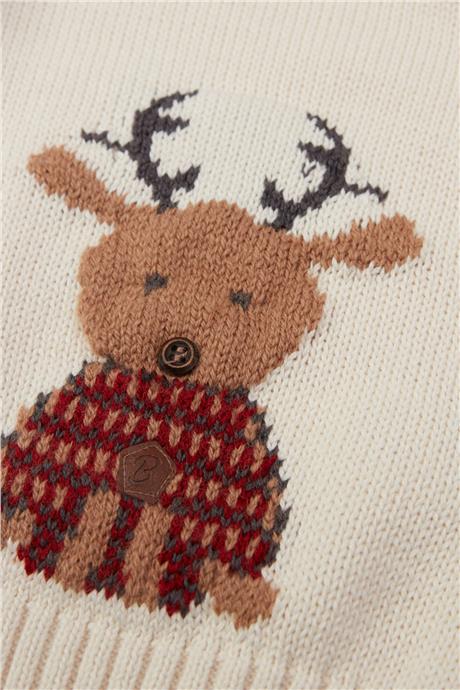 Layette Erkek Bebek Bej Kazak