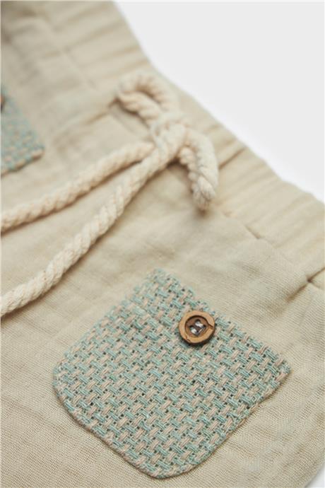 Layette Erkek Bebek Bej Şort