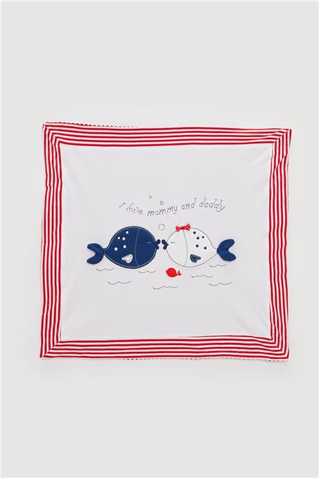 Layette Erkek Bebek Beyaz Battaniye