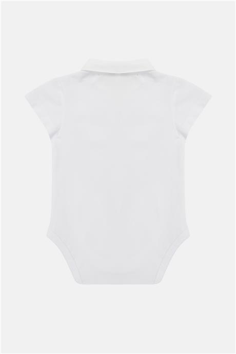 Layette Erkek Bebek Beyaz Body