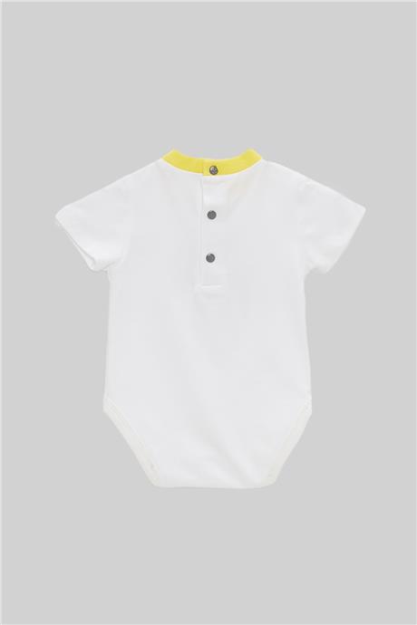 Layette Erkek Bebek Beyaz Body
