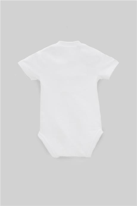 Layette Erkek Bebek Beyaz Body