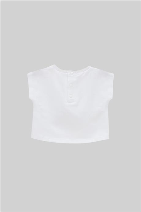 Layette Erkek Bebek Beyaz T-Shirt