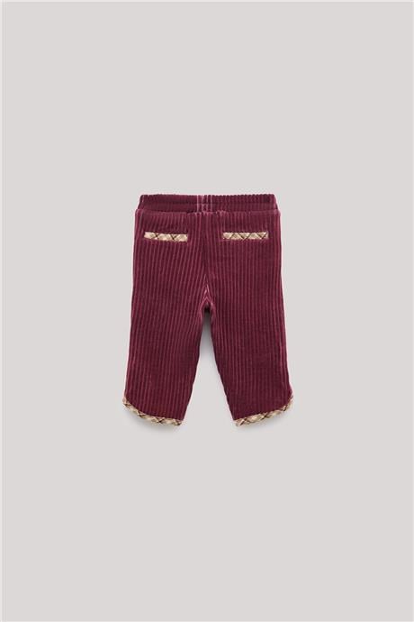 Layette Erkek Bebek Bordo Pantolon