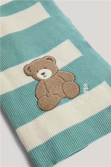 Layette Erkek Bebek Çizgili BattaniyeLayette Erkek Bebek Çizgili Battaniye