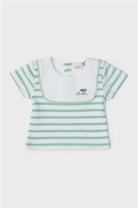Layette Erkek Bebek Çizgili Body