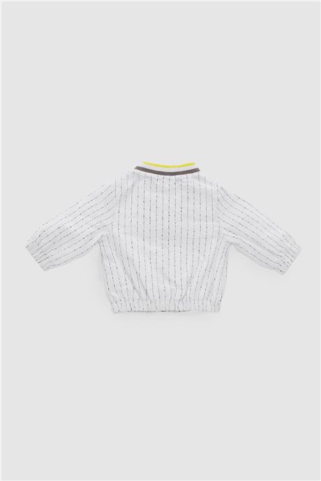Layette Erkek Bebek Çizgili Ceket