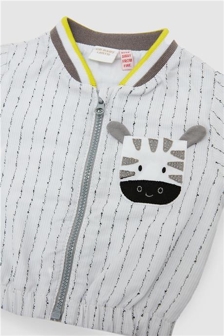 Layette Erkek Bebek Çizgili Ceket