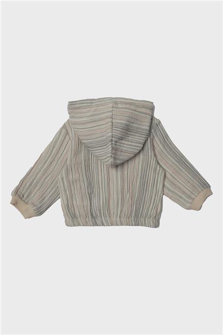Layette Erkek Bebek Çizgili Eşofman Üstü