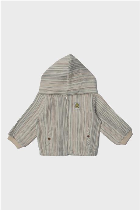 Layette Erkek Bebek Çizgili Eşofman Üstü