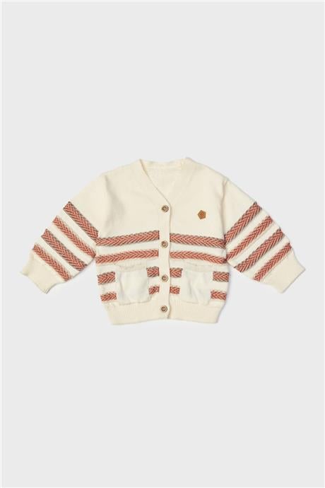 Layette Erkek Bebek Çizgili Hırka
