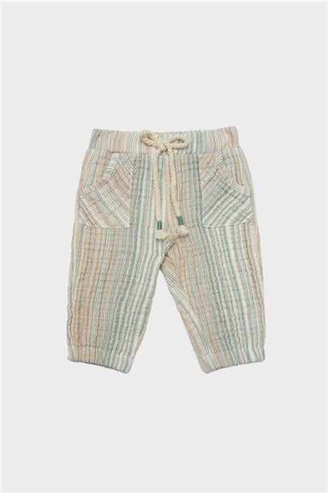 Layette Erkek Bebek Çizgili Pantolon