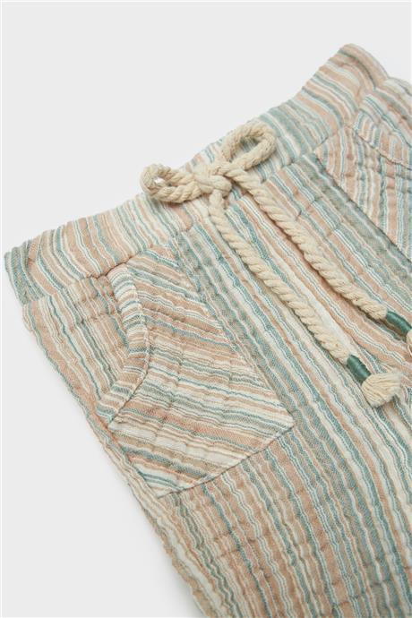 Layette Erkek Bebek Çizgili Pantolon