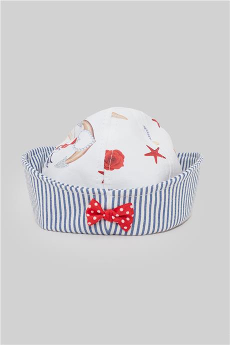 Layette Erkek Bebek Çizgili Şapka