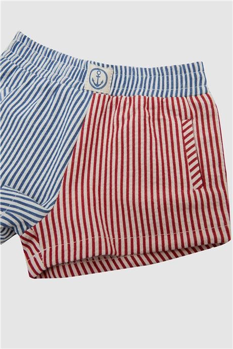 Layette Erkek Bebek Çizgili Şort