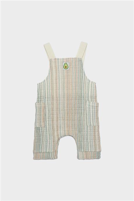 Layette Erkek Bebek Çizgili Tulum