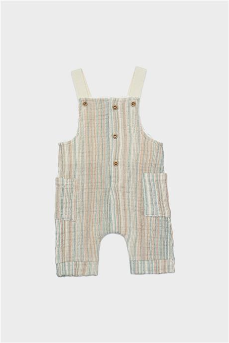 Layette Erkek Bebek Çizgili Tulum