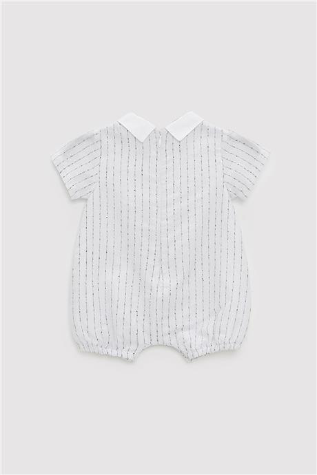 Layette Erkek Bebek Çizgili Tulum