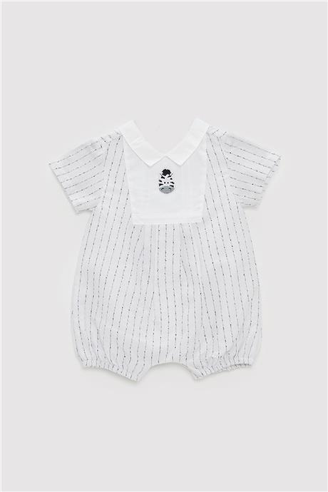 Layette Erkek Bebek Çizgili Tulum
