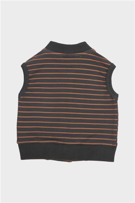 Layette Erkek Bebek Çizgili Yelek