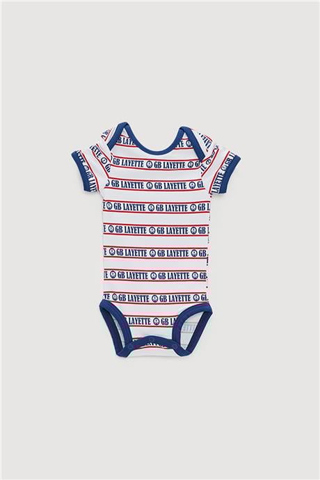 Layette Erkek Bebek Desenli 3lü Body Set