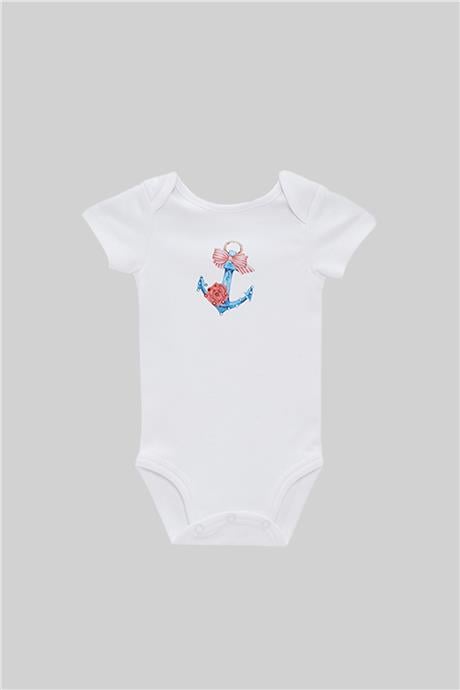 Layette Erkek Bebek Desenli 3lü Body Set