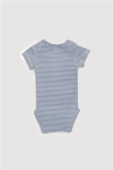 Layette Erkek Bebek Desenli 3lü Body Set
