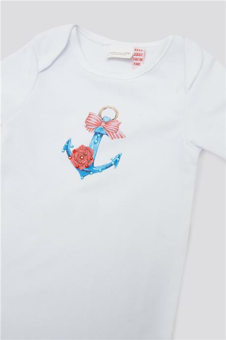 Layette Erkek Bebek Desenli 3lü Body Set