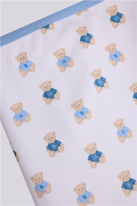 Layette Erkek Bebek Desenli BattaniyeLayette Erkek Bebek Desenli Battaniye