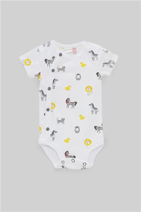 Layette Erkek Bebek Desenli Body