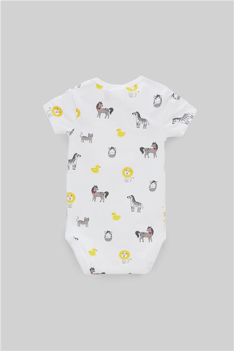 Layette Erkek Bebek Desenli Body