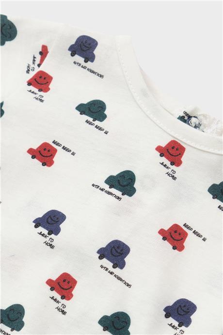 Layette Erkek Bebek Desenli Body