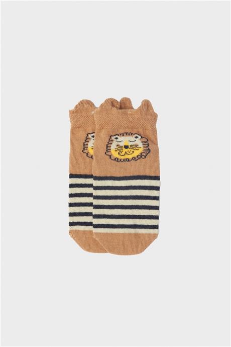 Layette Erkek Bebek Desenli Çorap