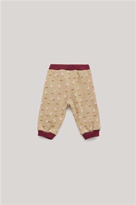 Layette Erkek Bebek Desenli Eşofman Altı