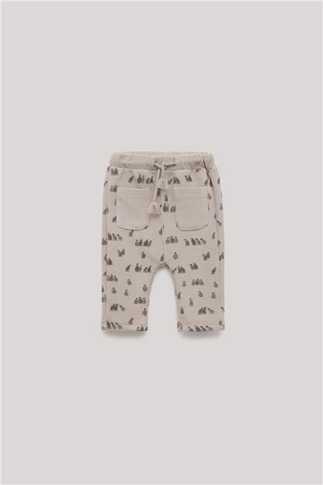 Layette Erkek Bebek Desenli Eşofman Altı