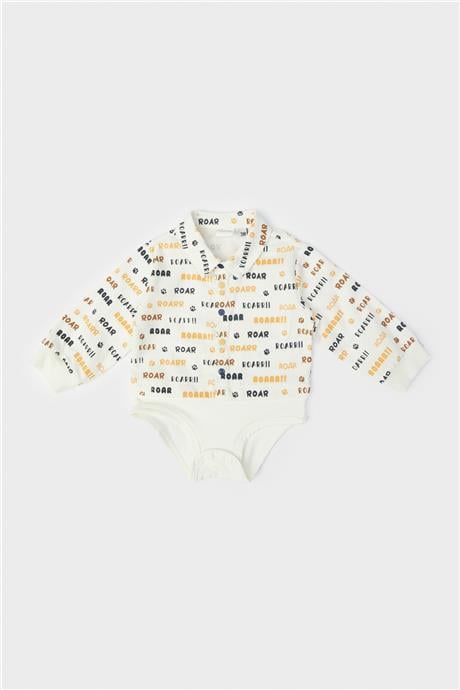 Layette Erkek Bebek Desenli Gömlek