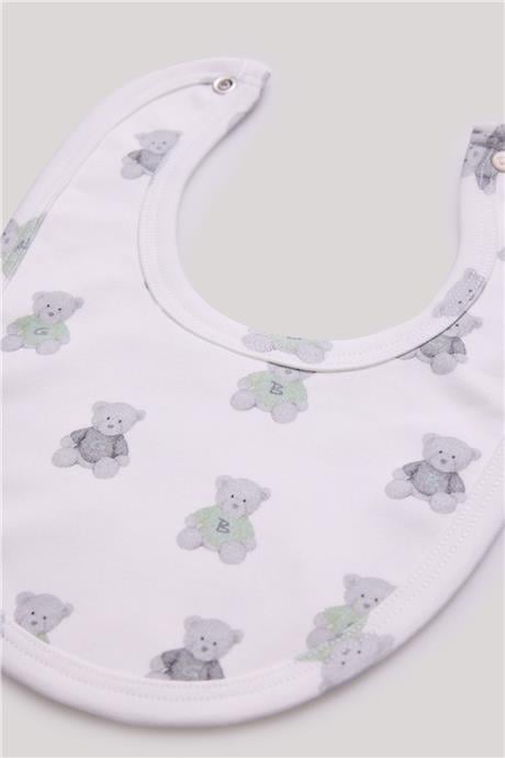 Layette Erkek Bebek Desenli Önlük