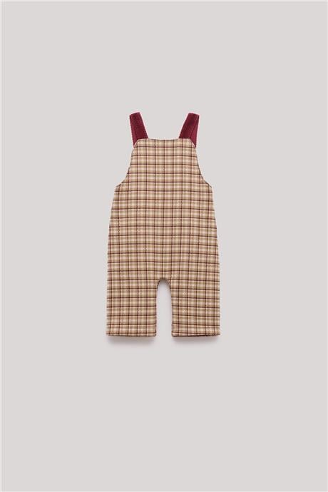 Layette Erkek Bebek Desenli Salopet