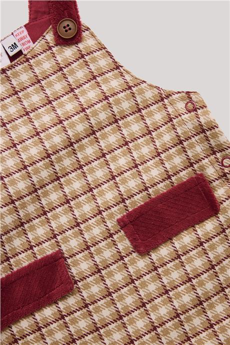 Layette Erkek Bebek Desenli Salopet