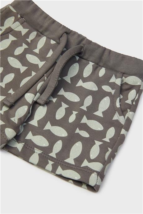 Layette Erkek Bebek Desenli Şort