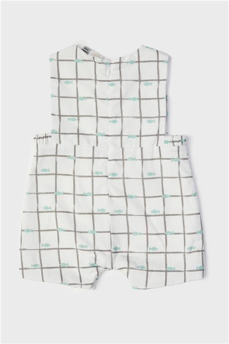 Layette Erkek Bebek Desenli Tulum
