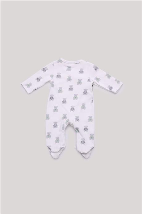 Layette Erkek Bebek Desenli Tulum