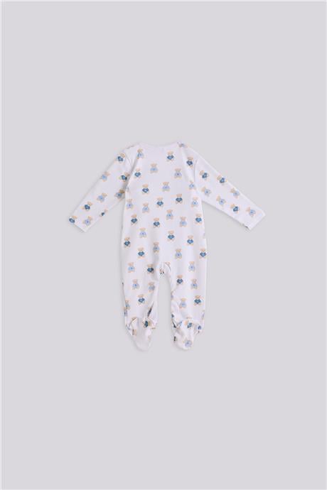 Layette Erkek Bebek Desenli TulumLayette Erkek Bebek Desenli Tulum