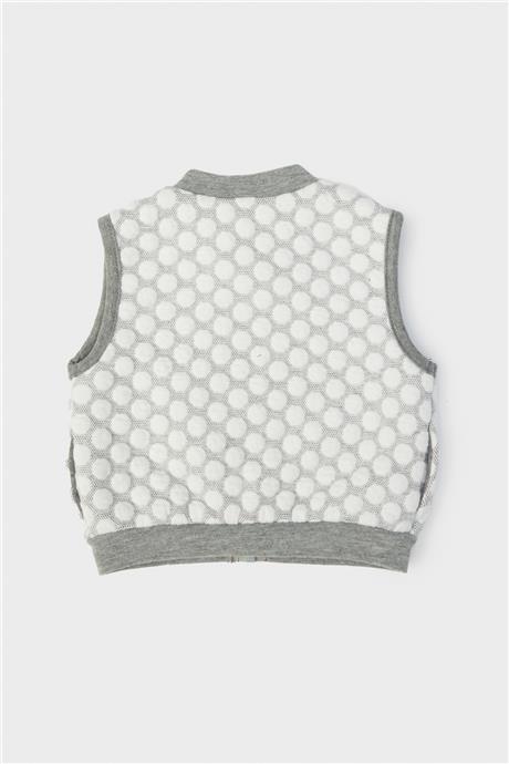 Layette Erkek Bebek Desenli Yelek