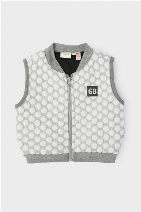 Layette Erkek Bebek Desenli Yelek