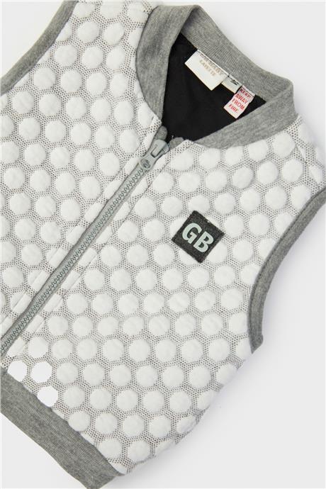 Layette Erkek Bebek Desenli Yelek