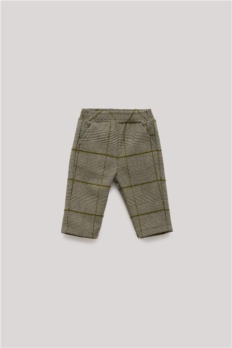 Layette Erkek Bebek Ekose Pantolon